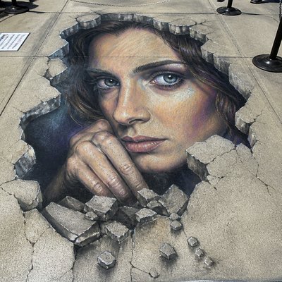portrait of a person with expressive eyes