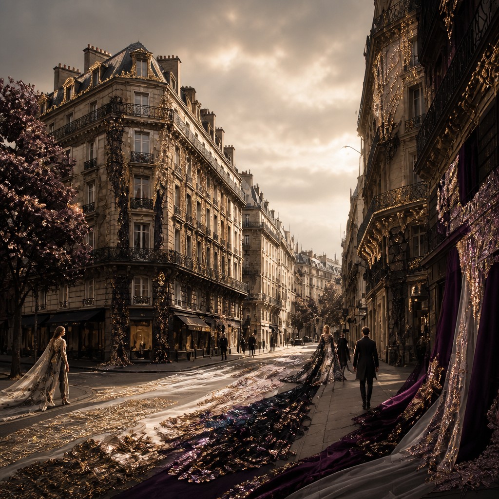 Haute Couture Fashion Design Style Transfer Example