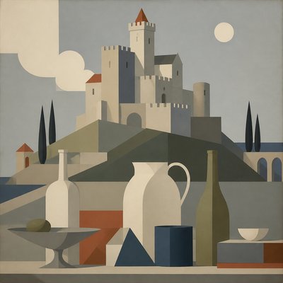 majestic castle on a hilltop
