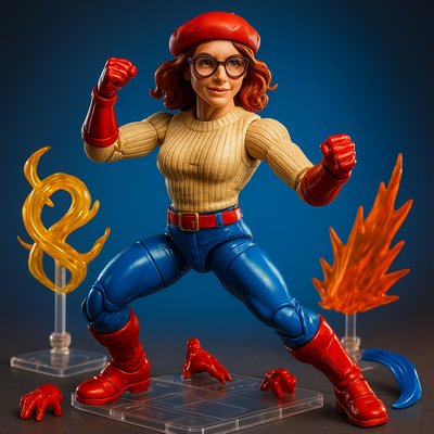 Action Figure Toy Art Style Transfer Example