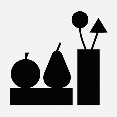 Geometric Reduction Minimalism Art Style 3