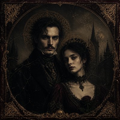 portrait of two people together