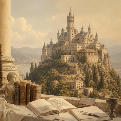 majestic castle on a hilltop