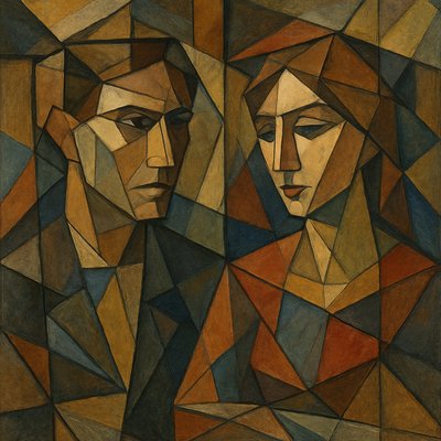 portrait of two people together