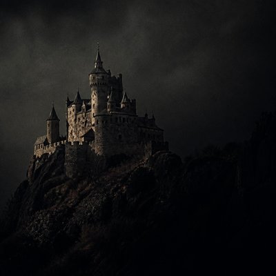 majestic castle on a hilltop