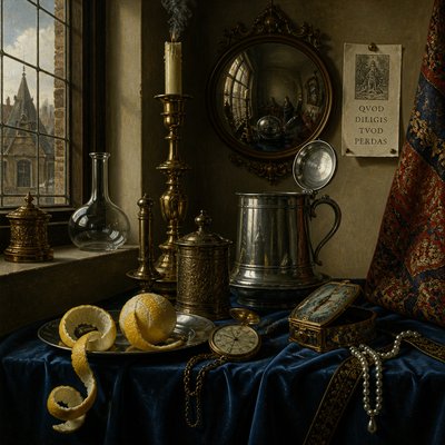 still life with everyday objects