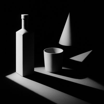 still life with everyday objects