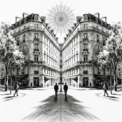 Perfect Symmetry Art Style Style Transfer Example
