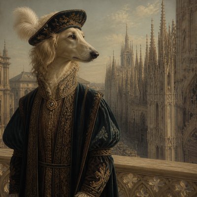 animal standing in natural pose — Milan Art Style