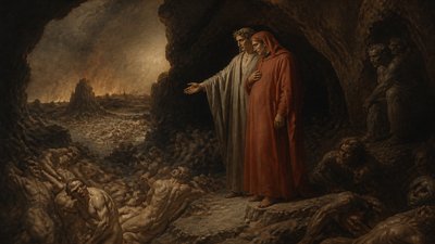 Dante's descent into hell