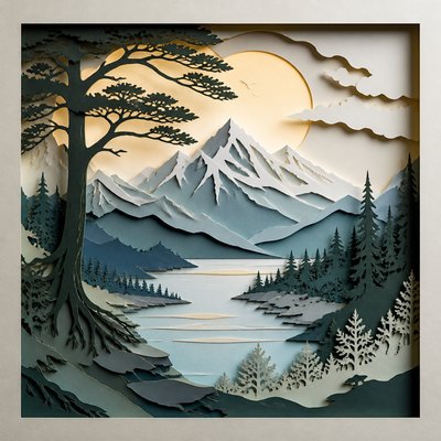 Paper Cut Art Style 2