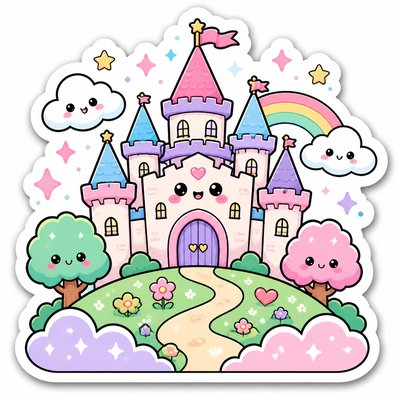 majestic castle on a hilltop