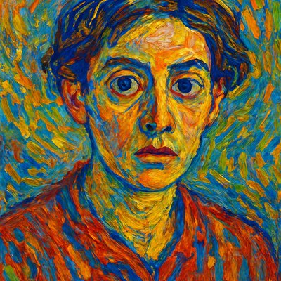 portrait of a person with expressive eyes