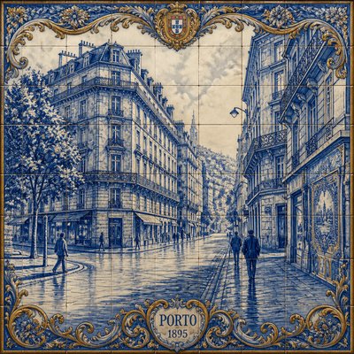 Porto Art Style Style Transfer Example