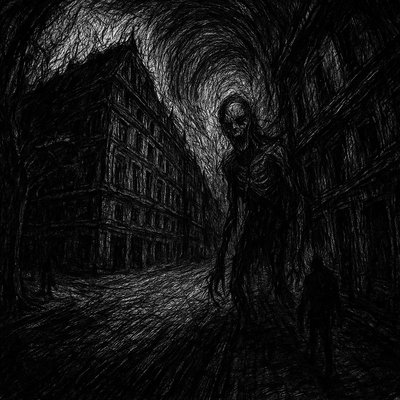 Horror Manga Art Style Style Transfer Example