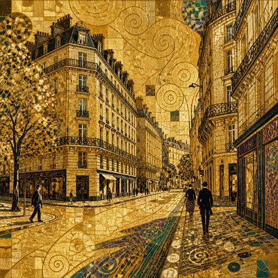 Austrian Art Style Style Transfer Example