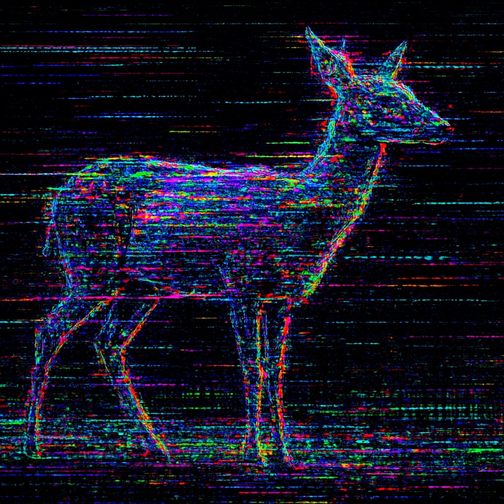 animal standing in natural pose