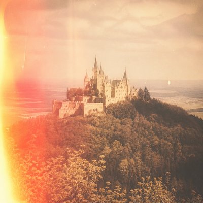 majestic castle on a hilltop