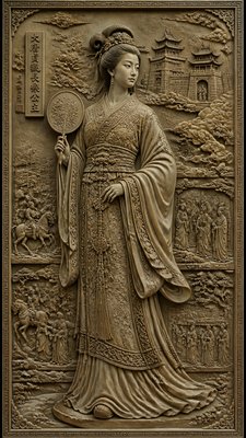 full-length portrait of an elegant figure