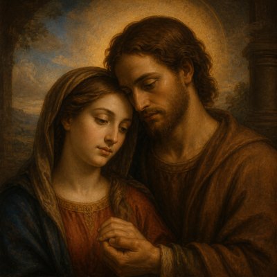 portrait of two people together