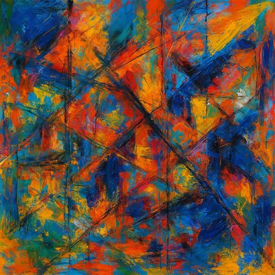Abstract Art Style Style Transfer Example