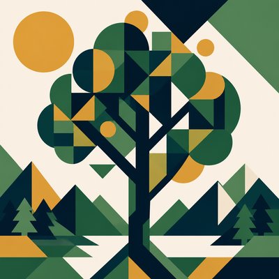 a tree in nature