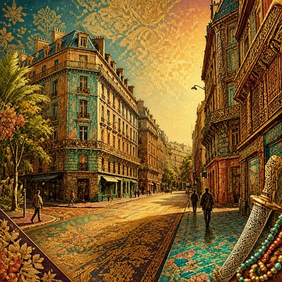 Malaysian Art Style Style Transfer Example