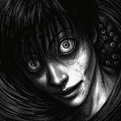 Horror Manga Art Style example