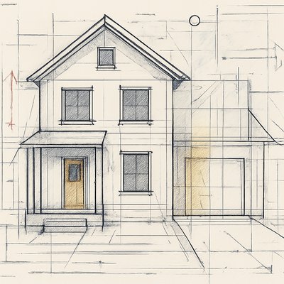 house with front view