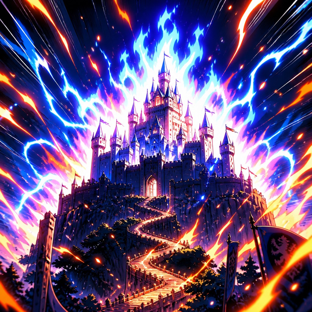 majestic castle on a hilltop