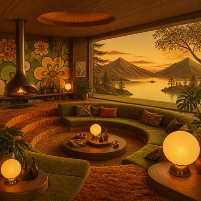Retro 70s Interior Design 2