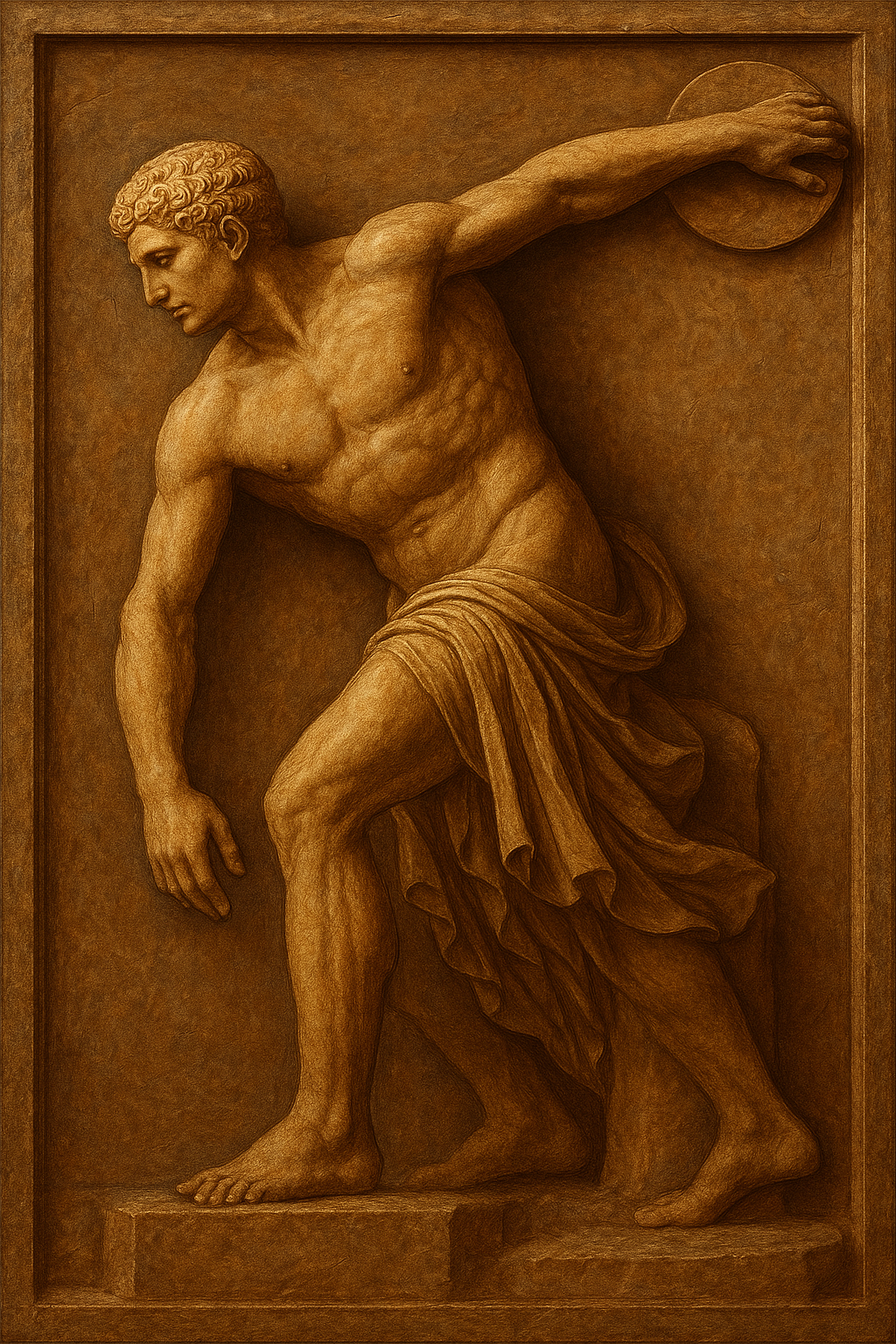 a statue of a man with a basketball in his hand