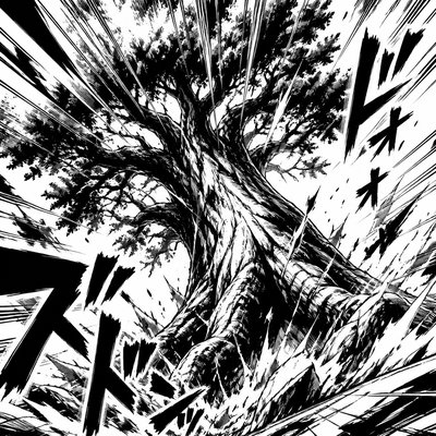a tree in nature