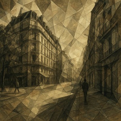 Chronophotographic Mosaic Style Transfer Example