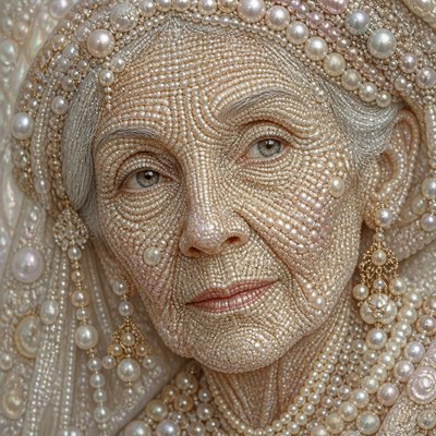 close-up portrait of an elderly person with expressive weathered features