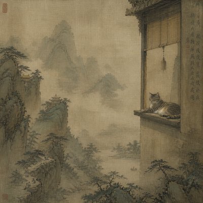 a cat lounging in a sunlit window