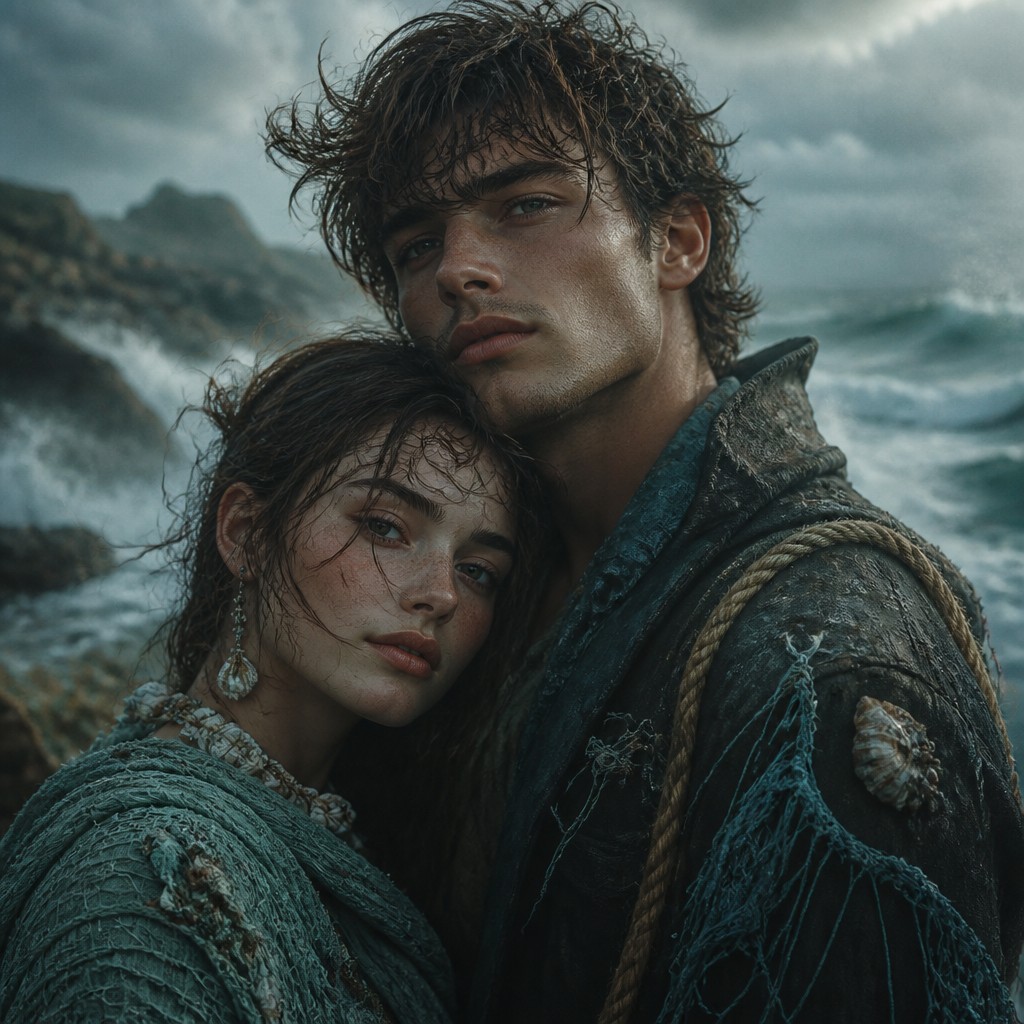 portrait of two people together — Oceancore Aesthetic