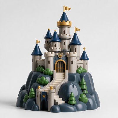 majestic castle on a hilltop