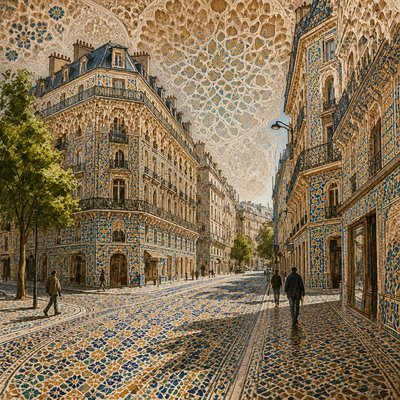 Granada Art Style Style Transfer Example