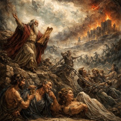 Now therefore be ye not mockers, lest your bands be made strong: for I have heard from the Lord GOD of hosts a consumption, even determined upon the whole earth. 
(Isaiah 28:22 KJV)
