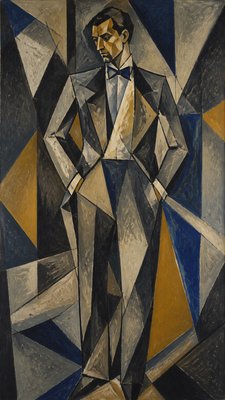 full-length portrait of an elegant figure
