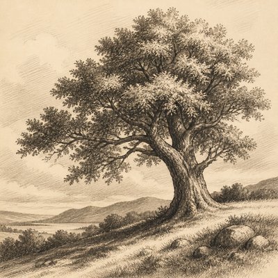 a tree in nature