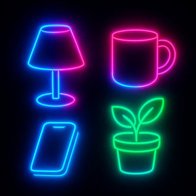 still life with everyday objects