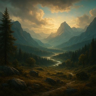 wide landscape with natural scenery