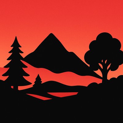 wide landscape with natural scenery