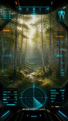 a serene birch forest in soft morning light, no people, no text