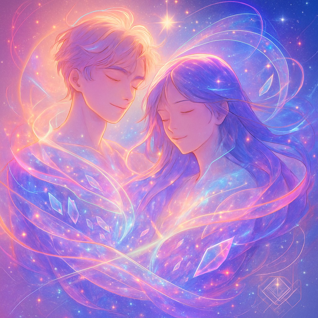portrait of two people together
