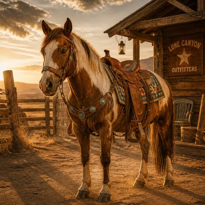 animal standing in natural pose — Cowboycore Aesthetic