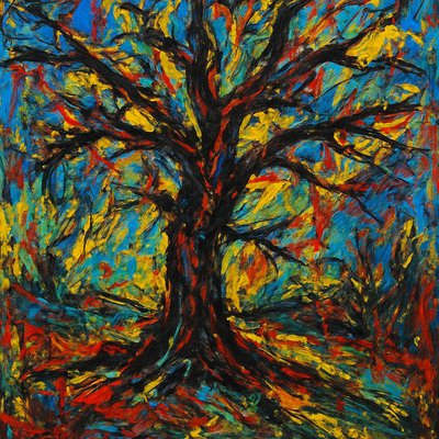 a tree in nature