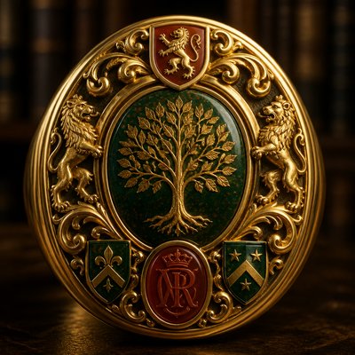 a tree in nature — Signet & Heraldic Jewelry Design
